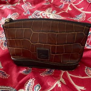Dooney & Bourke leather cosmetic bag